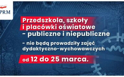 PILNY KOMUNIKAT – ZAWIESZENIE ZAJĘĆ DYDAKTYCZNO-WYCHOWAWCZYCH